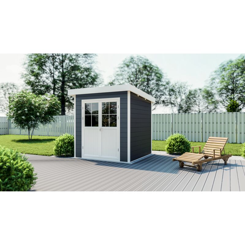 elephantGartenhaus 'Ausführung S' WPC mit Flachdach anthrazit 100 % FSC®-zertifiziert 1.599,00 €Lieferung nach HauseBestellbar in Troisdorf