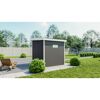 Gartenhaus 'Ausführung S' WPC mit Flachdach anthrazit 100 % FSC®-zertifiziert