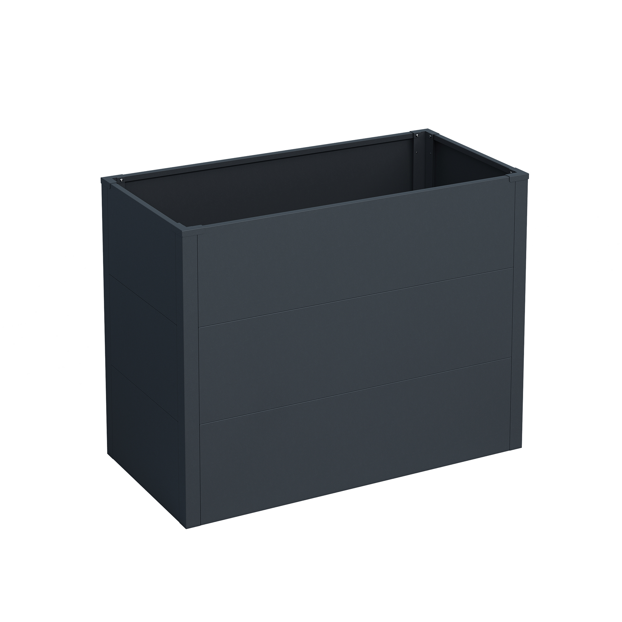 Hochbeet Metall anthrazit 100 x 77 x 50 cm