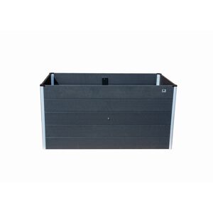 Hochbeet WPC anthrazit 160 x 75 x 70 cm