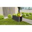 Hochbeet WPC anthrazit 160 x 75 x 70 cm