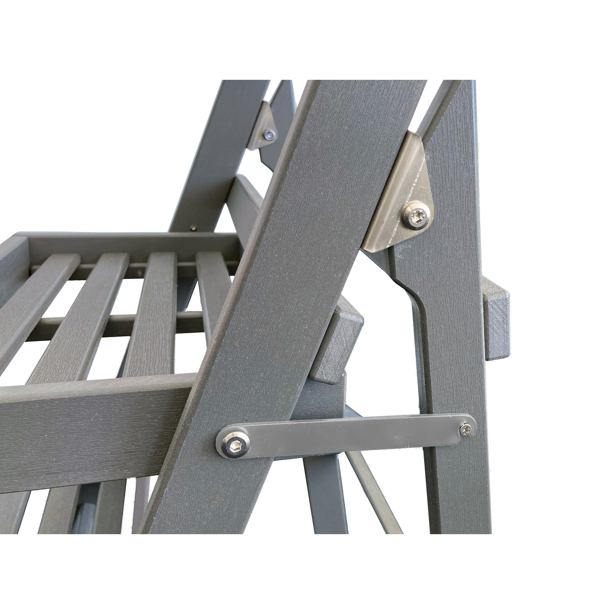 Kräuterleiter 3-stufig grau 58 x 50 x 100 cm