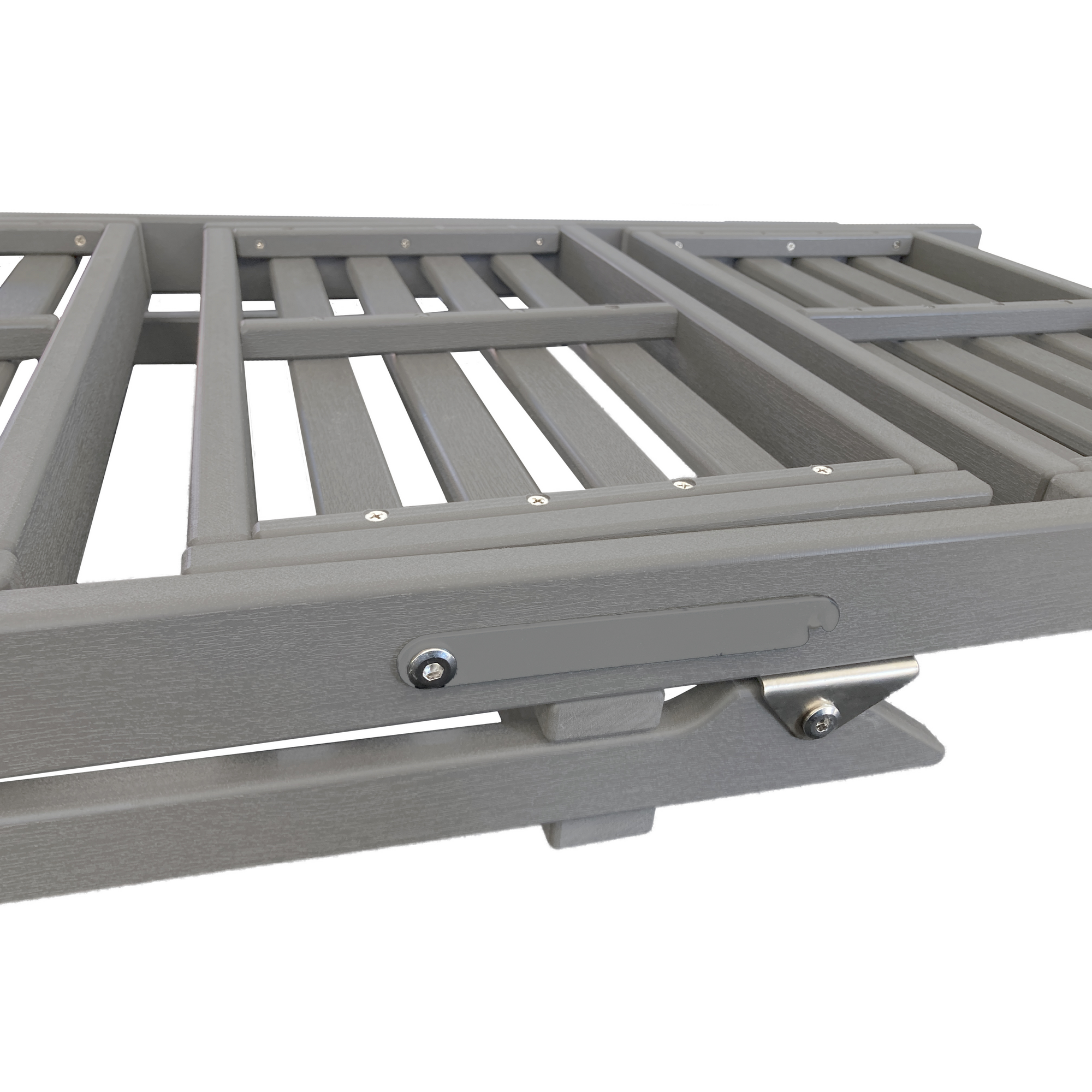 Kräuterleiter 3-stufig grau 58 x 50 x 100 cm