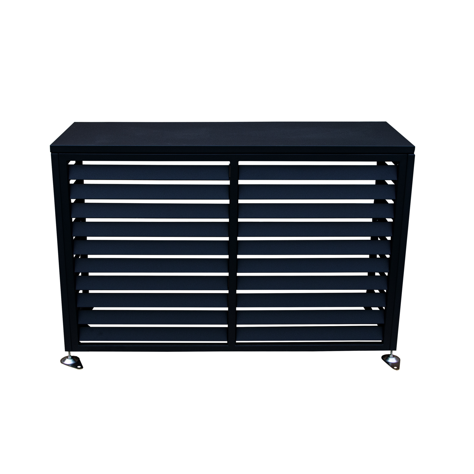 Wärmepumpenverkleidung anthrazit 140 x 50 x 95 cm