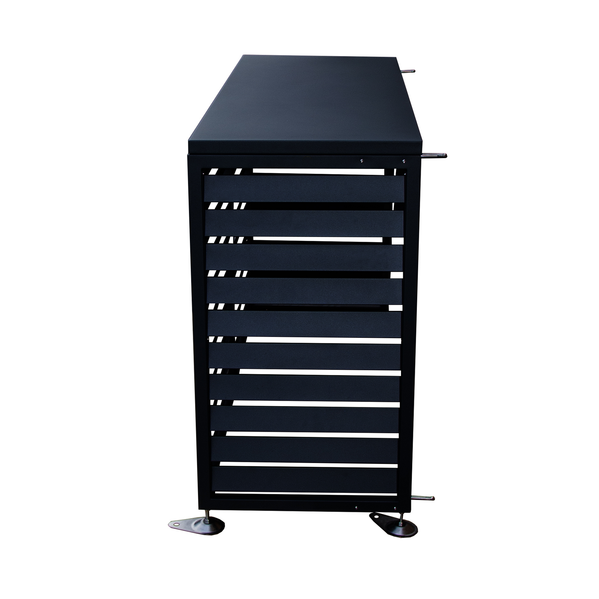 Wärmepumpenverkleidung anthrazit 140 x 50 x 95 cm