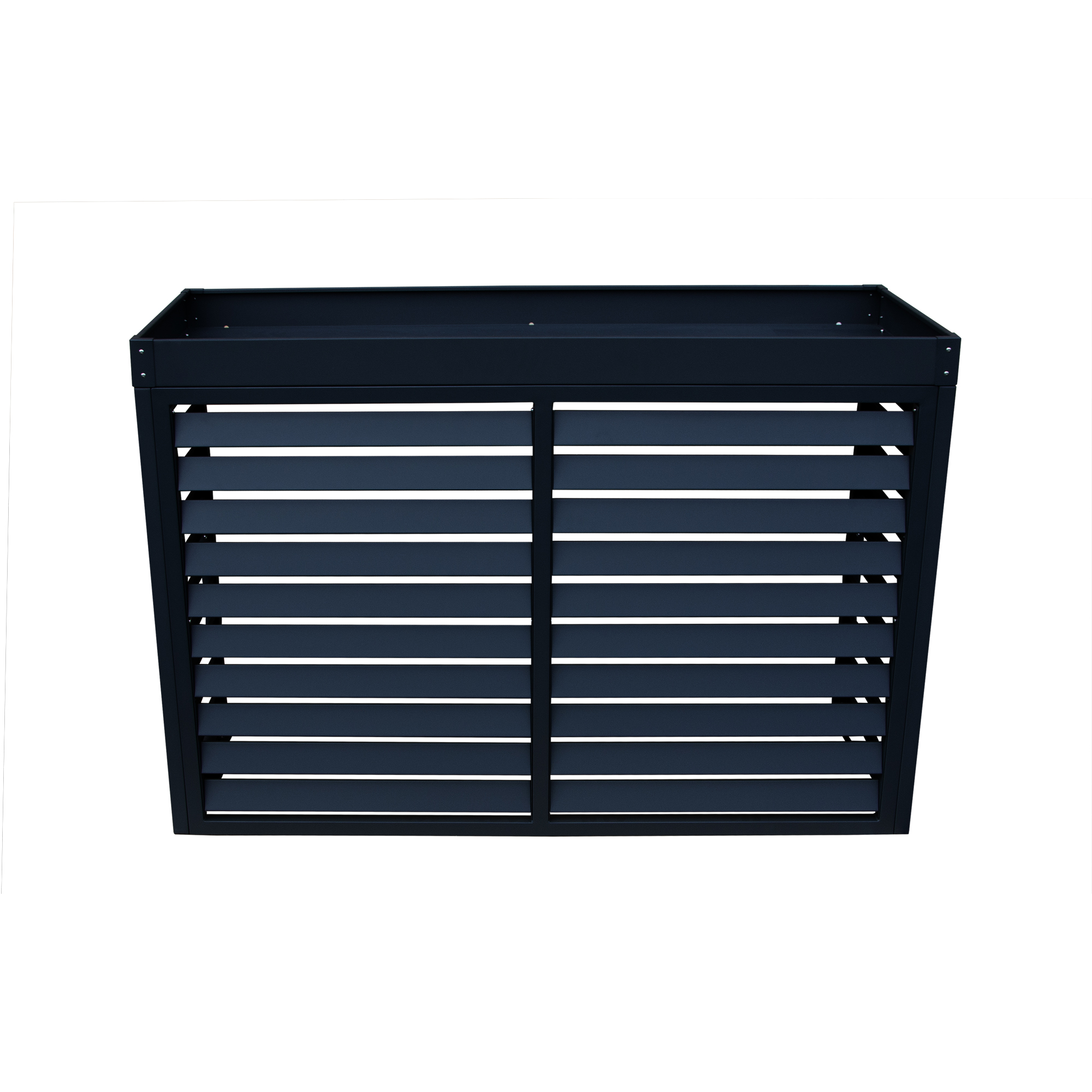 Wärmepumpenverkleidung mit Pflanzdeckel anthrazit 140 x 50 x 100 cm