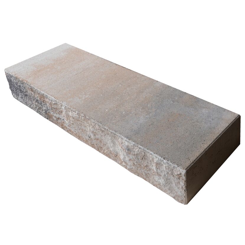 Spaltstufe muschelkalkfarben 15 x 35 x 100 cm