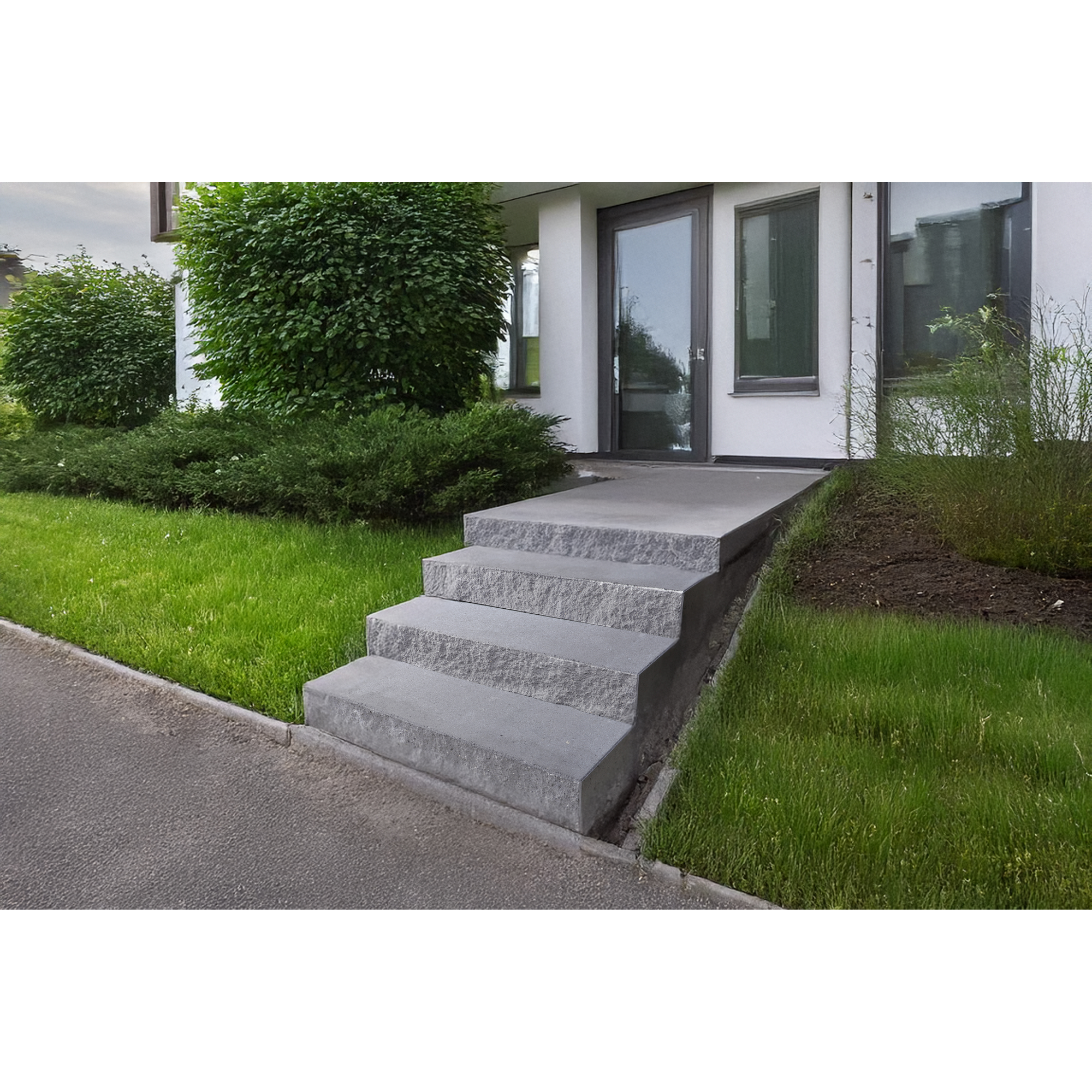 Spaltstufe anthrazit 15 x 35 x 100 cm