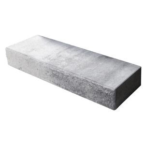 Spaltstufe weiß/anthrazit 15 x 35 x 100 cm