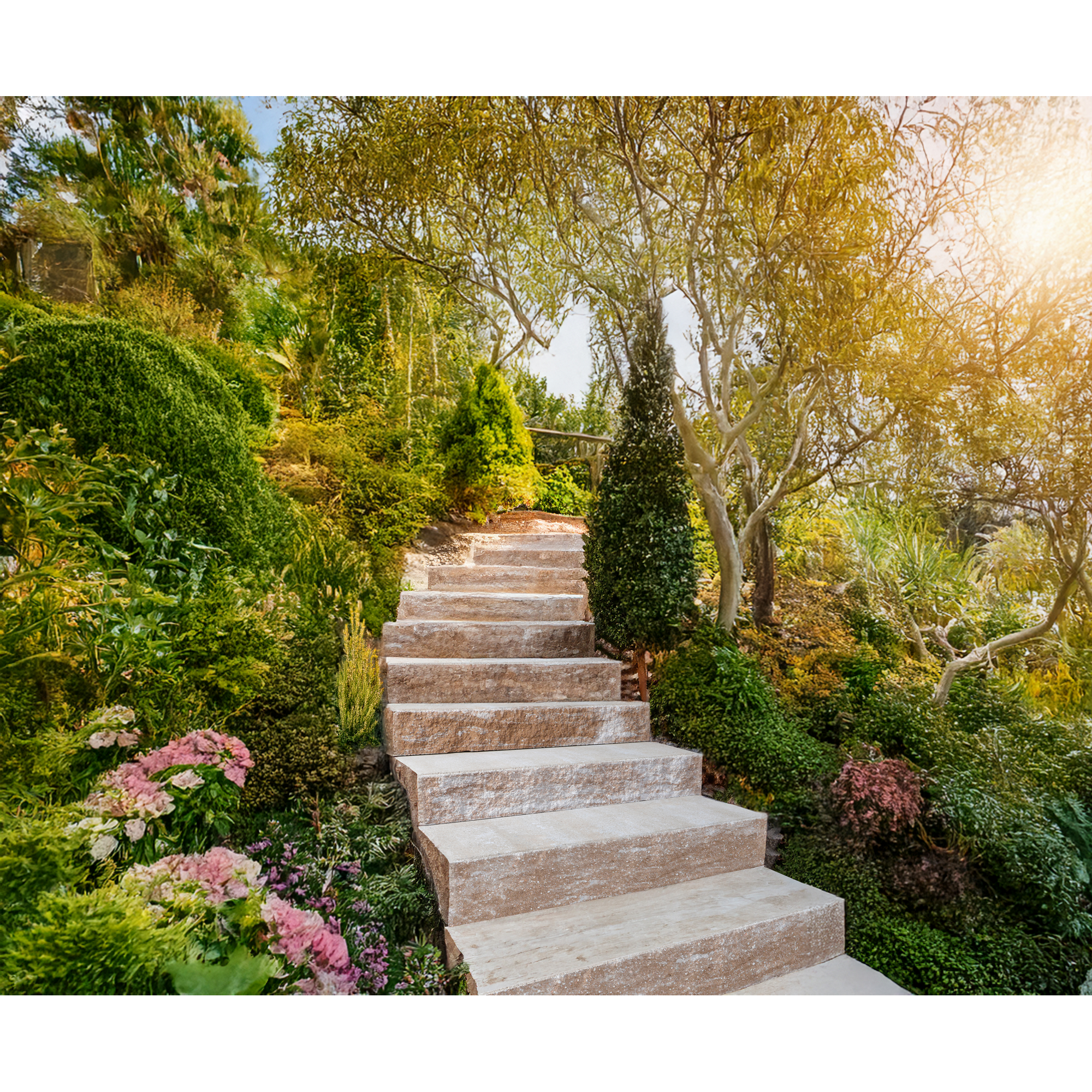 Spaltstufe macchiatofarben 15 x 35 x 100 cm