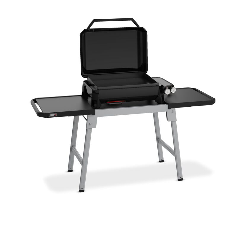 Gasgrill 'Slate GP56' mit Stand schwarz