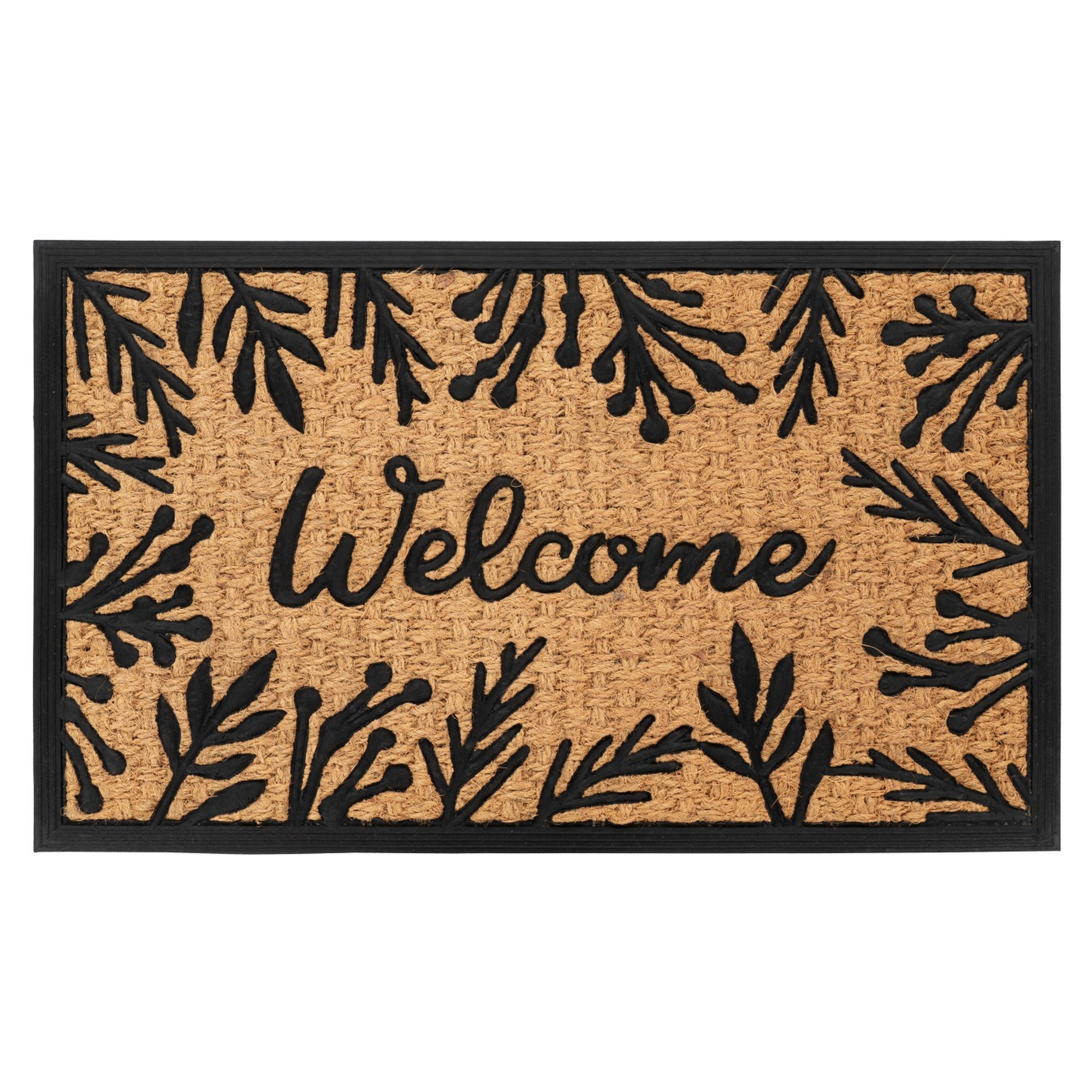 Fußmatte 'Bali Design 501' naturfarben/schwarz 40 x 60 cm