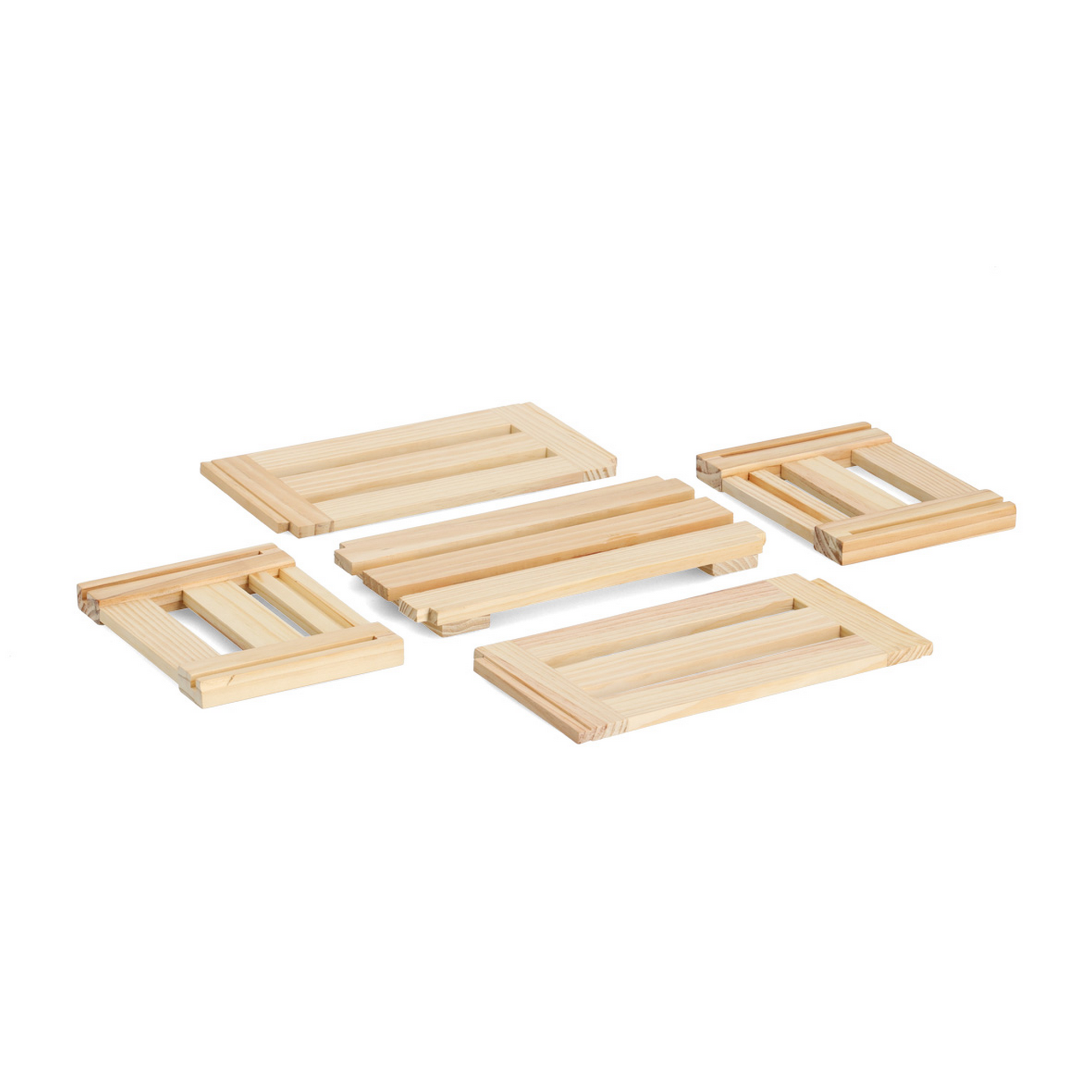 Aufbewahrungskiste 'Leisten' Kiefer 29,5 x 15 x 19,6 cm