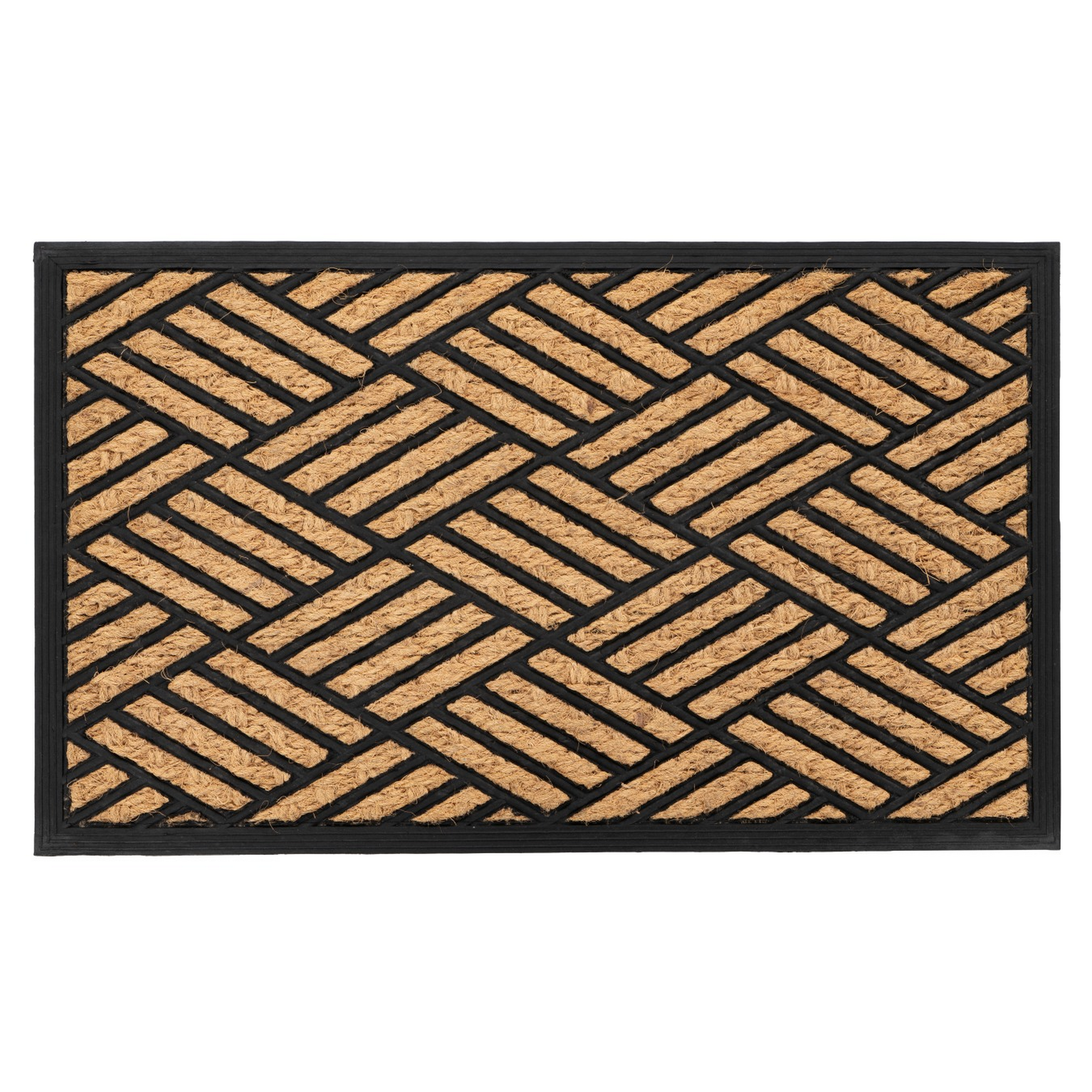 Fußmatte 'Bali Design 504' naturfarben/schwarz 40 x 60 cm