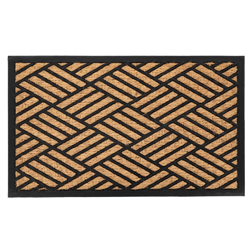 Fußmatte 'Bali Design 504' naturfarben/schwarz 40 x 60 cm
