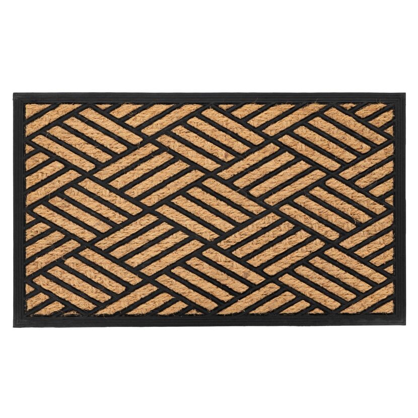 Fußmatte 'Bali Design 504' naturfarben/schwarz 40 x 60 cm