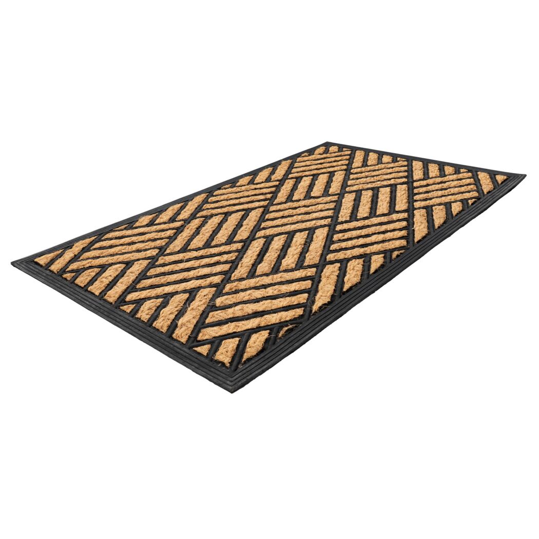 Fußmatte 'Bali Design 504' naturfarben/schwarz 40 x 60 cm
