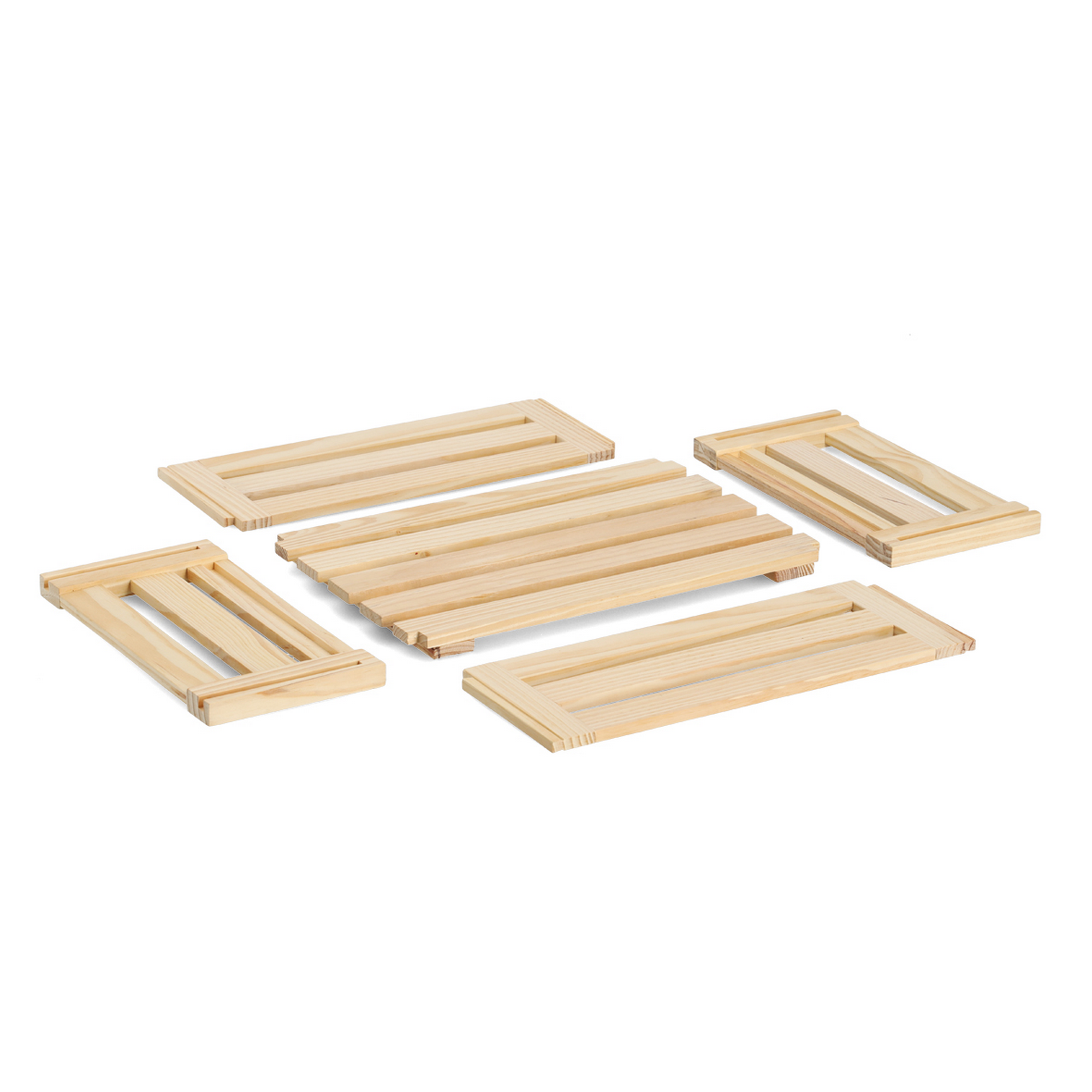 Aufbewahrungskiste 'Leisten' Kiefer 40 x 15 x 30 cm