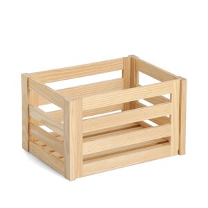 Aufbewahrungskiste 'Leisten' Kiefer 40 x 24 x 30 cm