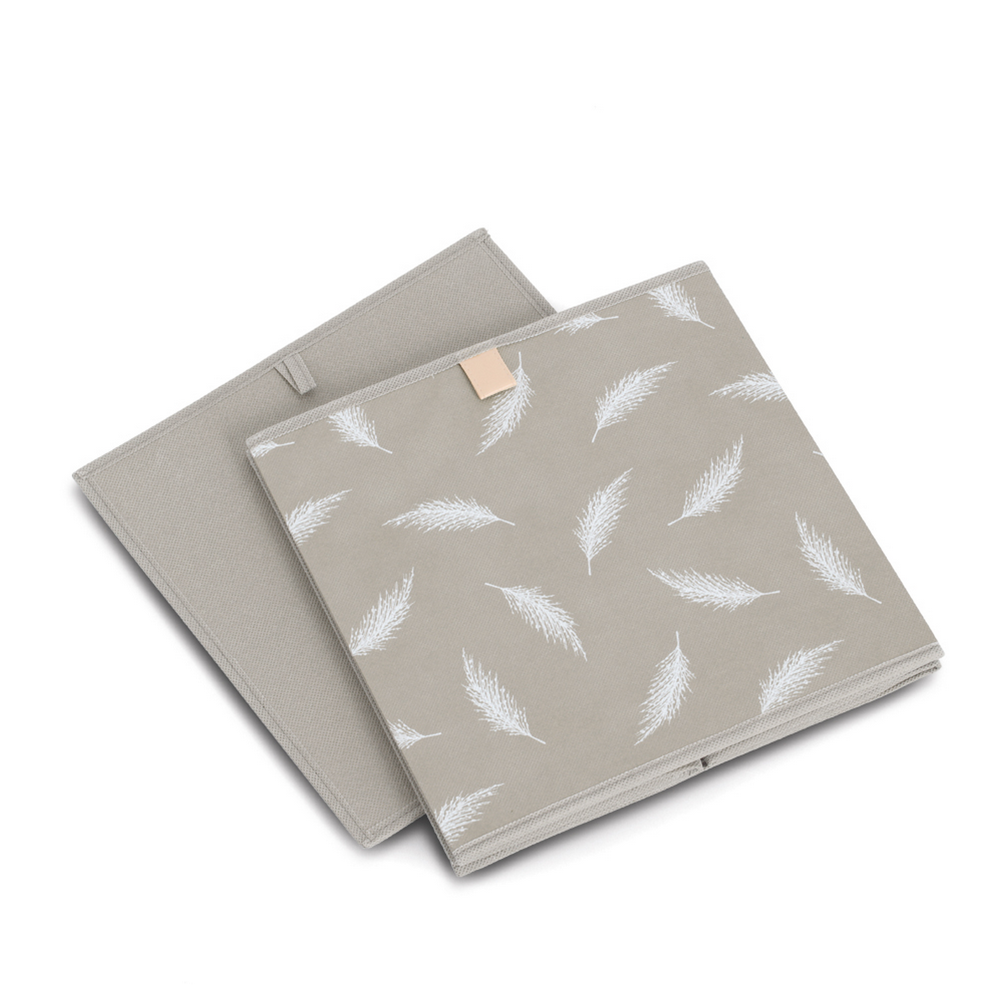Aufbewahrungsbox 'Feather' Vlies 32 x 32 x 32 cm
