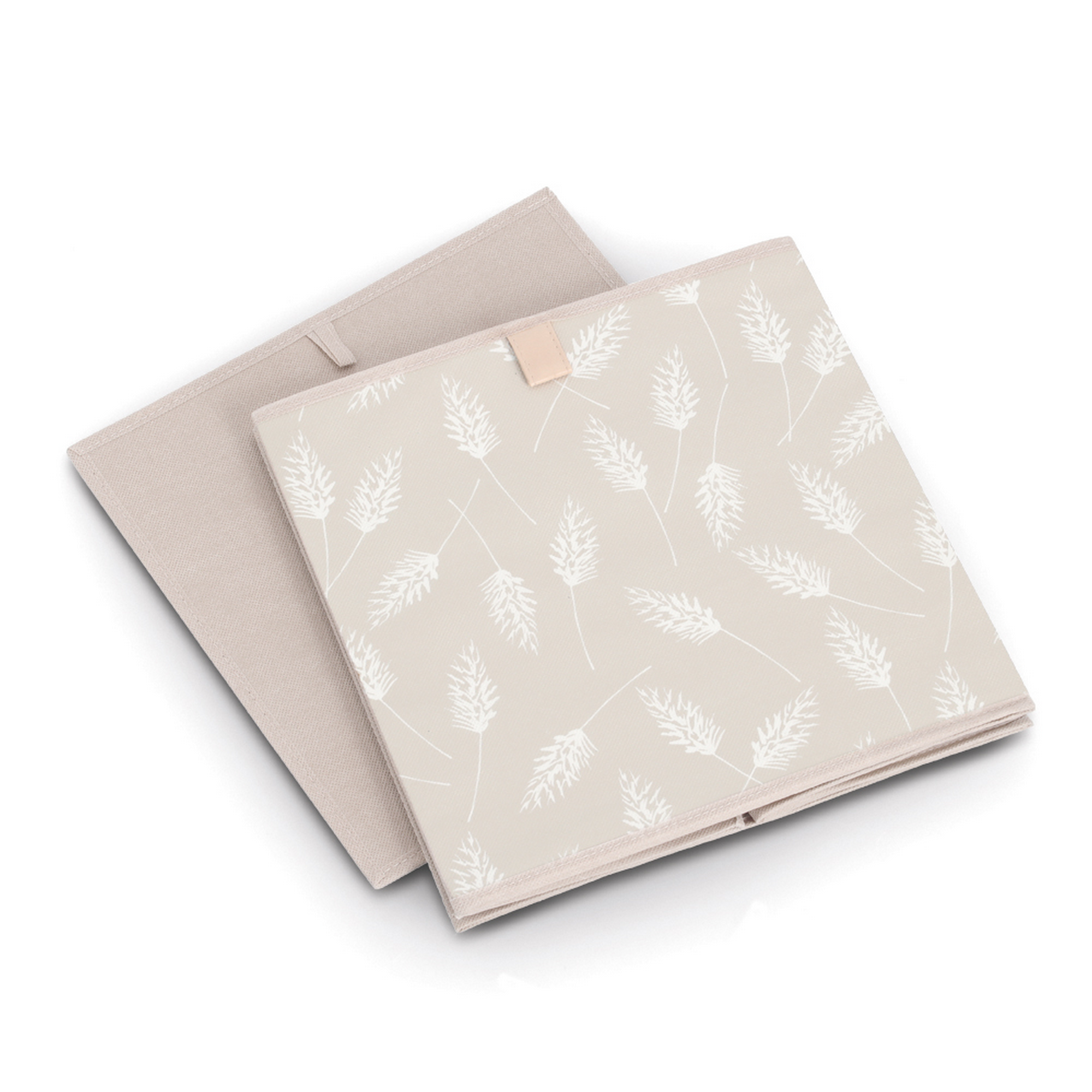 Aufbewahrungsbox 'Pampasgrass' Vlies 32 x 32 x 32 cm