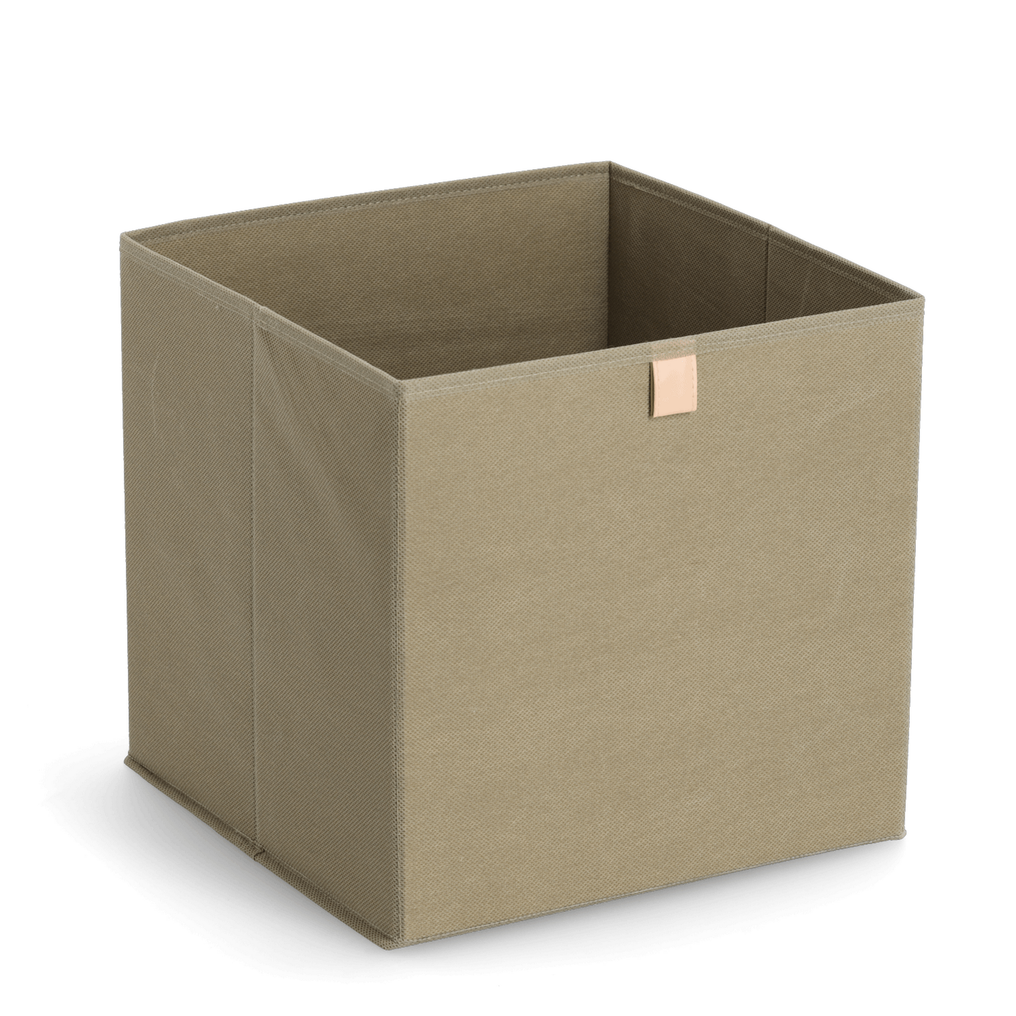Aufbewahrungsbox Vlies khaki 32 x 32 x 32 cm