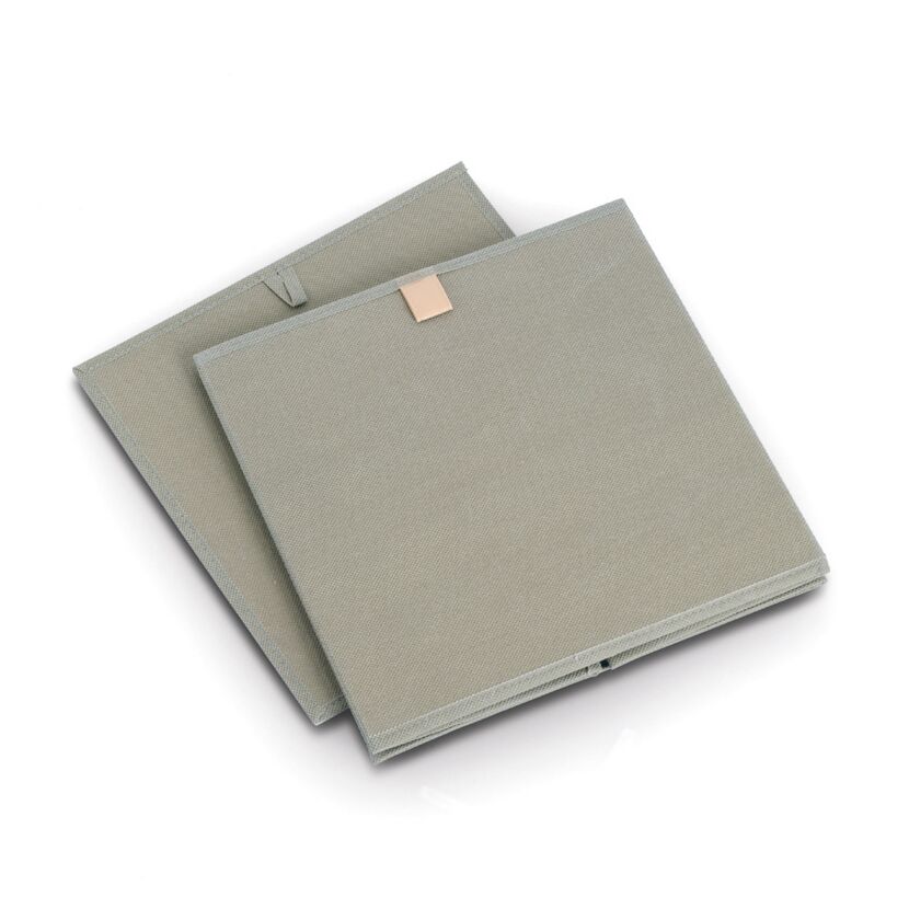 Aufbewahrungsbox Vlies khaki 32 x 32 x 32 cm