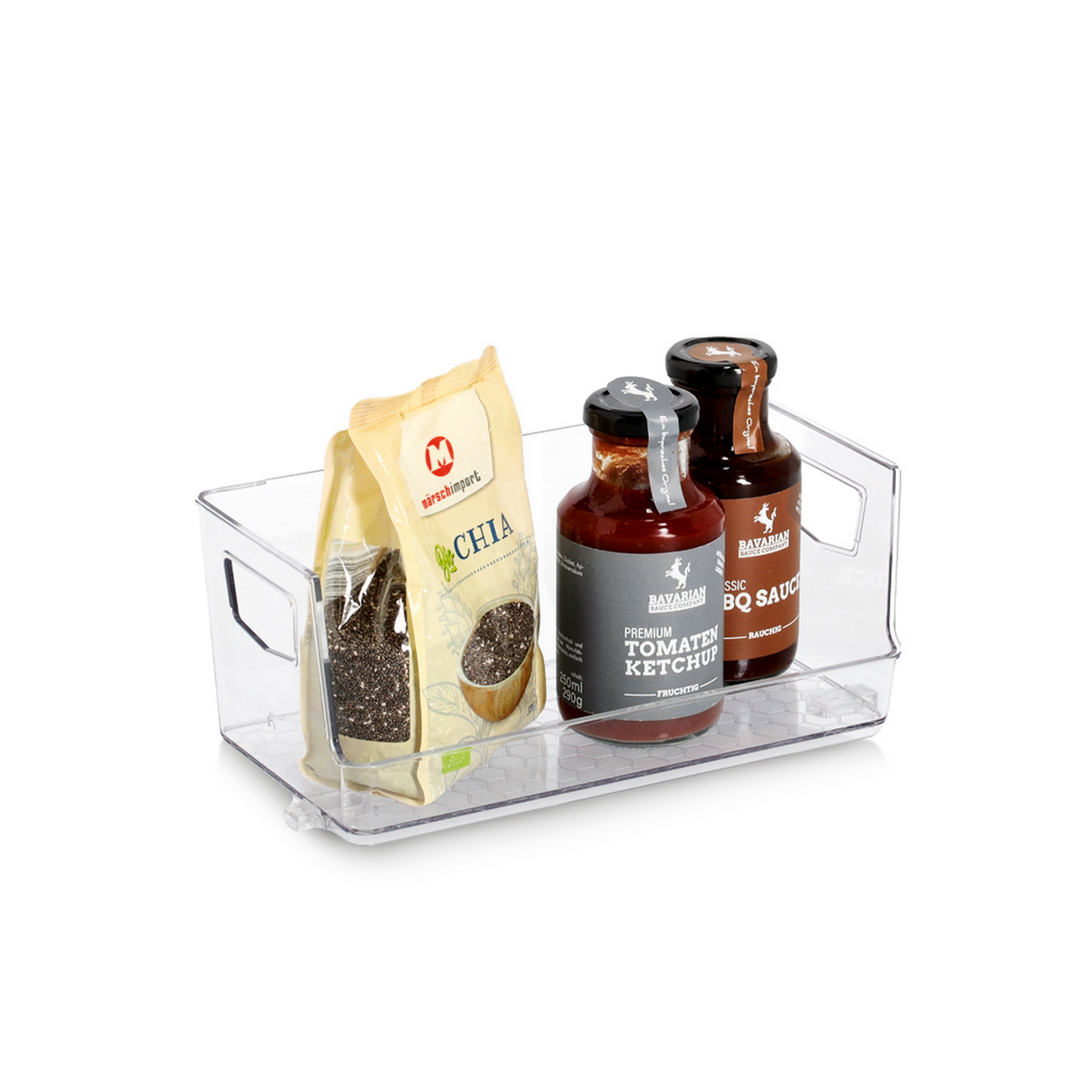 Aufbewahrungsboxen-Set Kunststoff 2-teilig 25,5 x 11 x 12,5 cm