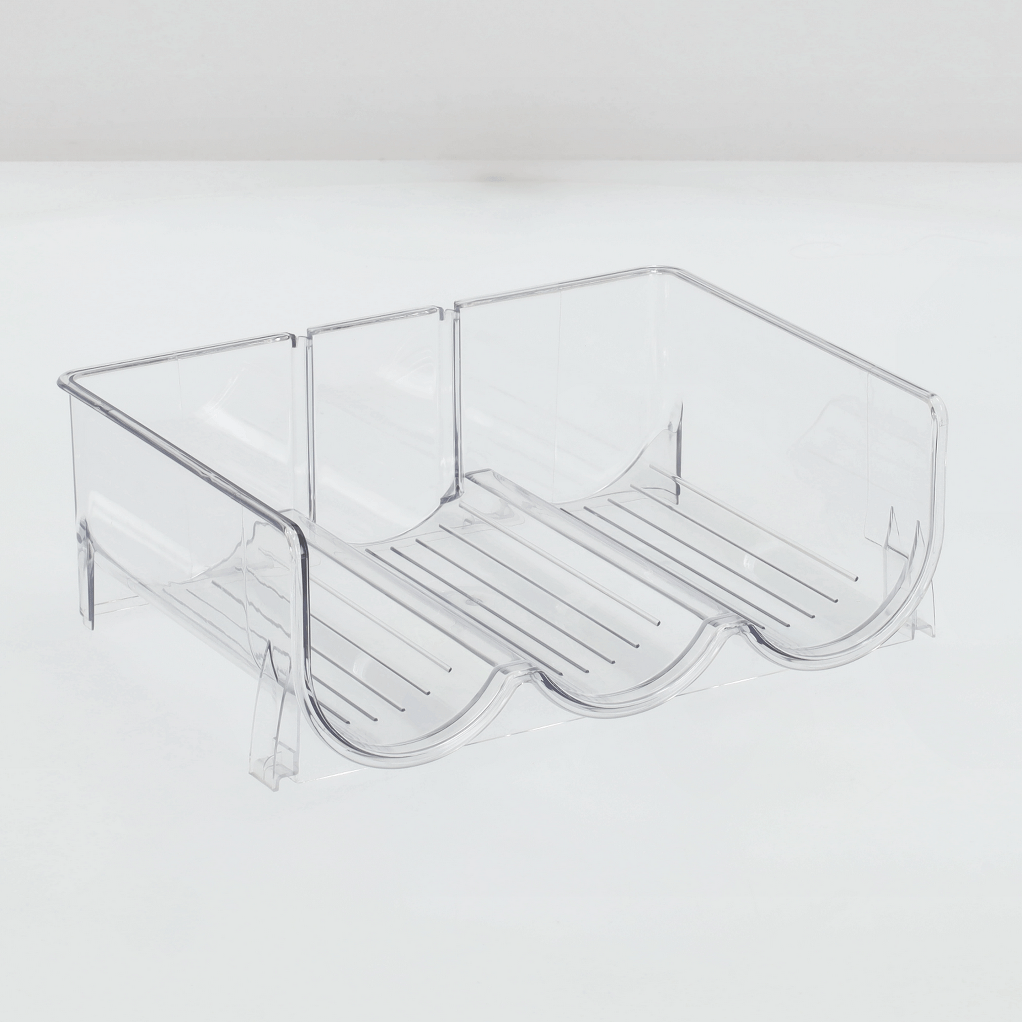 Flaschenregal für 3 Flaschen Kunststoff 28,5 x 10 x 20 cm