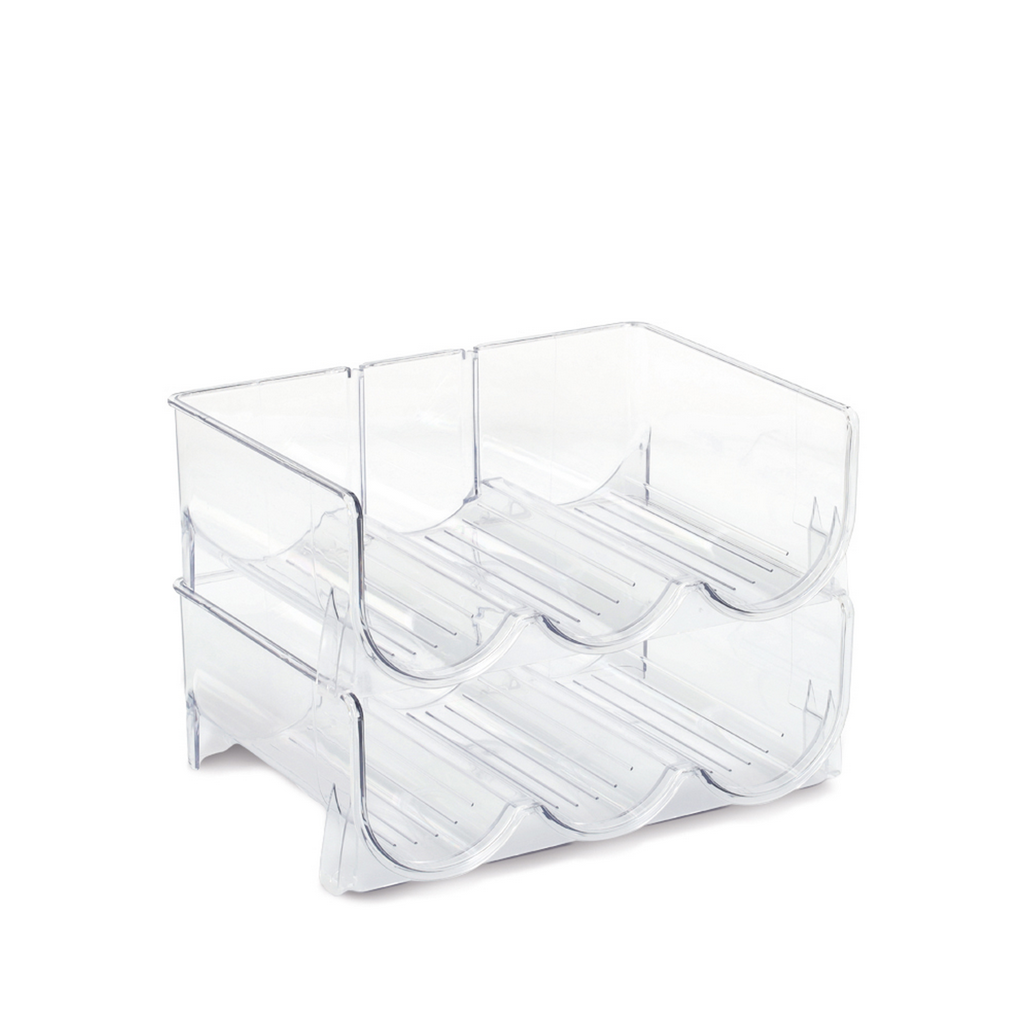 Flaschenregal für 3 Flaschen Kunststoff 28,5 x 10 x 20 cm