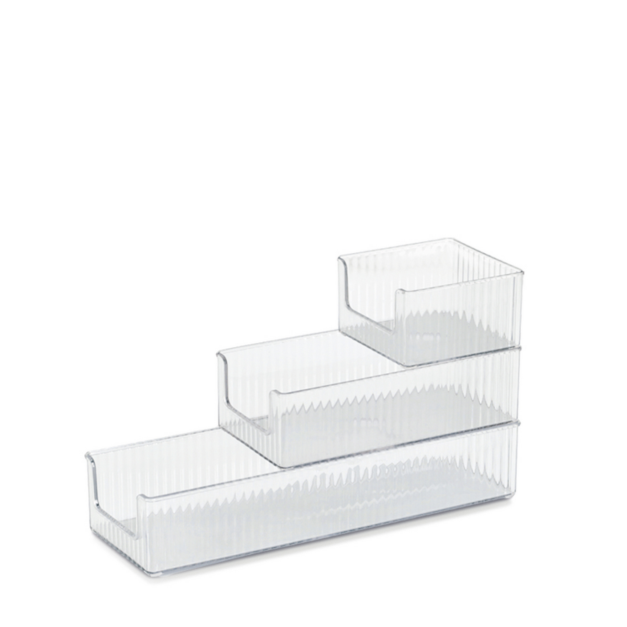 Utensilien-Organizer-Set Kunststoff 3-teilig 30,5 x 5,8 x 10,4 cm