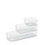 Utensilien-Organizer-Set Kunststoff 3-teilig 30,5 x 5,8 x 10,4 cm