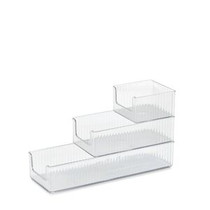 Utensilien-Organizer-Set Kunststoff 3-teilig 30,5 x 5,8 x 10,4 cm