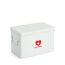 Medizinbox Metall weiß 32 x 20,5 x 19 cm