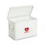 Medizinbox Metall weiß 32 x 20,5 x 19 cm