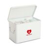 Medizinbox Metall weiß 32 x 20,5 x 19 cm