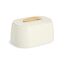 Brotkasten Metall/Gummibaum creme 33,5 x 18,3 x 23,5 cm