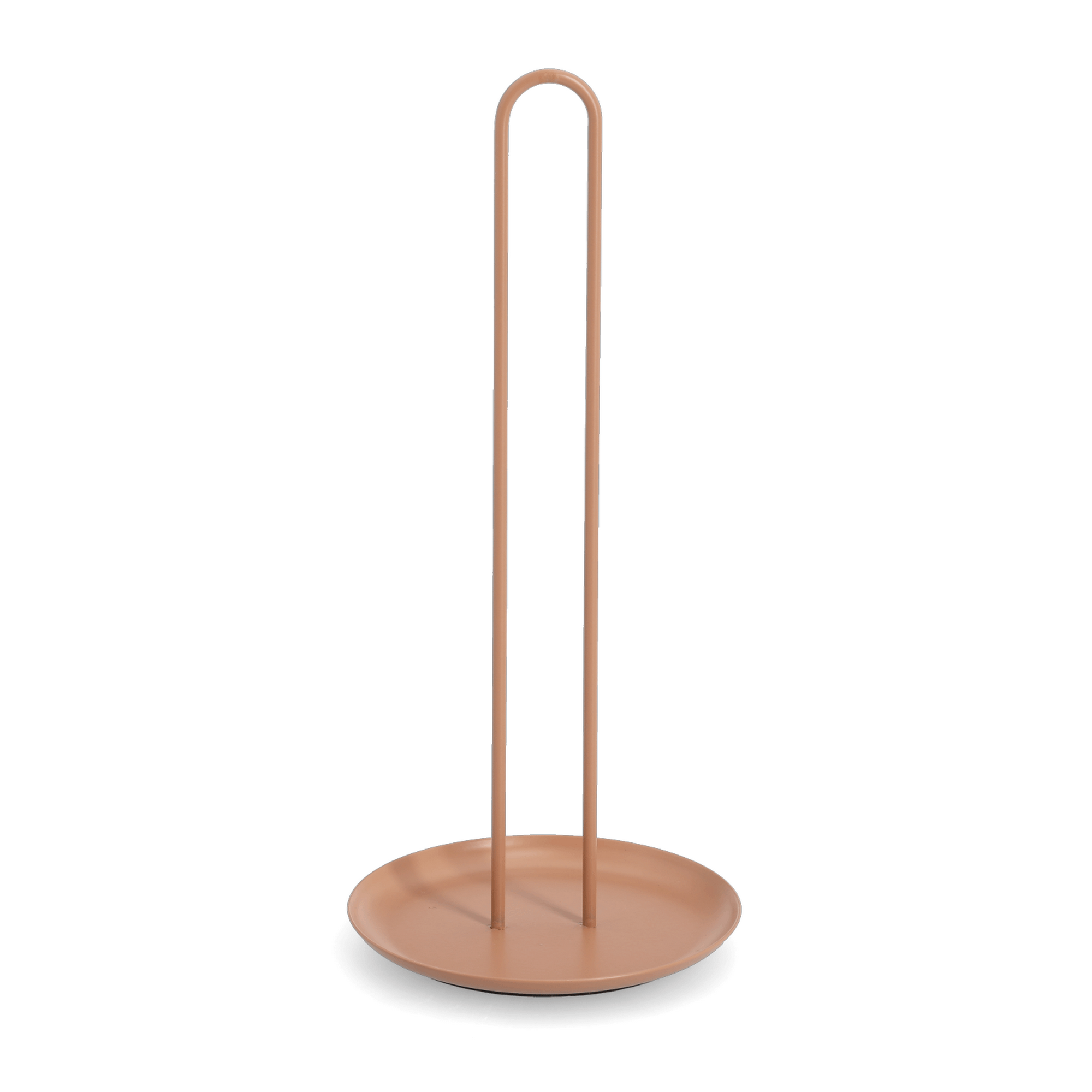 Küchenrollenhalter Metall moccafarben 14,5 x 32 x 14,5 cm