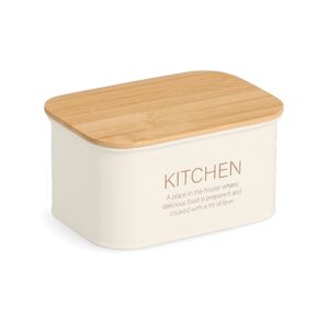 Vorratsdose 'Kitchen' mit Bambusdeckel 1,2 l 17,2 x 9 x 12,6 cm