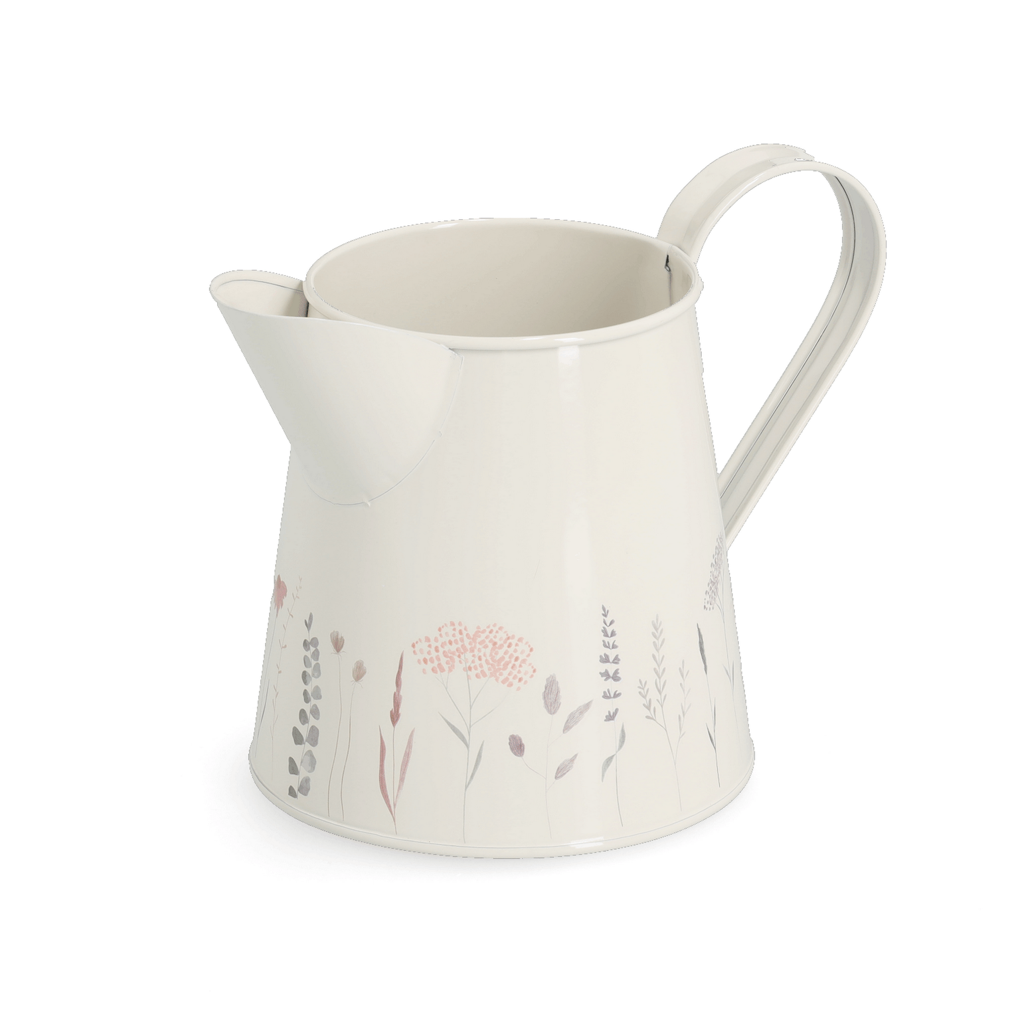 Kanne 'Flowers' Metall 1500 ml 10,5 x 14 x 10,5 cm