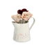 Kanne 'Flowers' Metall 1500 ml 10,5 x 14 x 10,5 cm