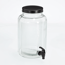 Getränkespender Glas/Metall 3900 ml 16 x 25 x 16 cm