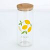 Vorratsglas 'Lemon' mit Bambusdeckel 1,15 l 9 x 22,5 x 9 cm