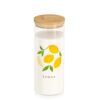 Vorratsglas 'Lemon' mit Bambusdeckel 1,15 l 9 x 22,5 x 9 cm