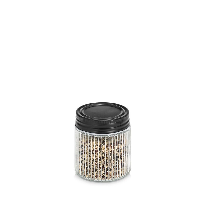 Vorratsglas mit Metalldeckel 120 ml 6 x 7 x 6 cm