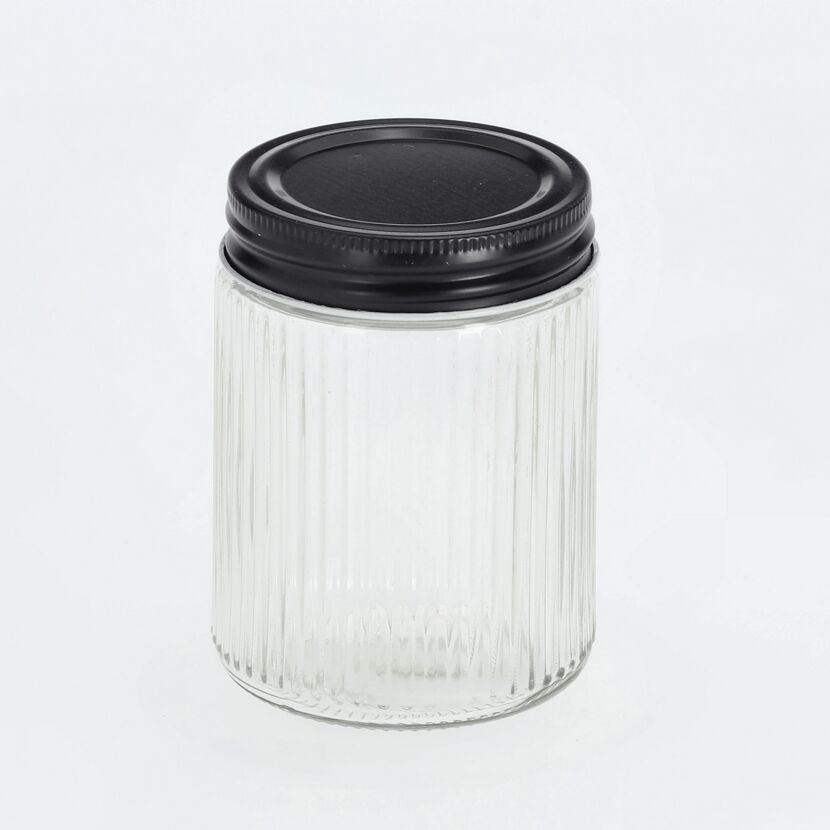 Vorratsglas mit Metalldeckel 300 ml 7,5 x 10 x 7,5 cm