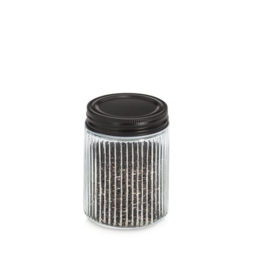 Vorratsglas mit Metalldeckel 300 ml 7,5 x 10 x 7,5 cm