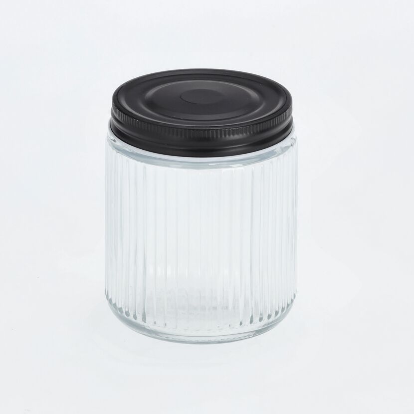Vorratsglas mit Metalldeckel 520 ml 9,3 x 11,3 x 9,3 cm
