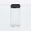 Vorratsglas mit Metalldeckel 950 ml 9,3 x 19,5 x 9,3 cm