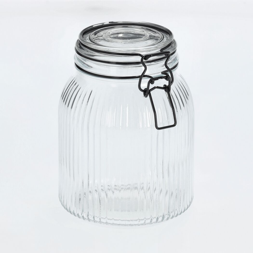 Vorratsglas mit Bügelverschluss 1,4 l 12,8 x 17,4 x 12,8 cm